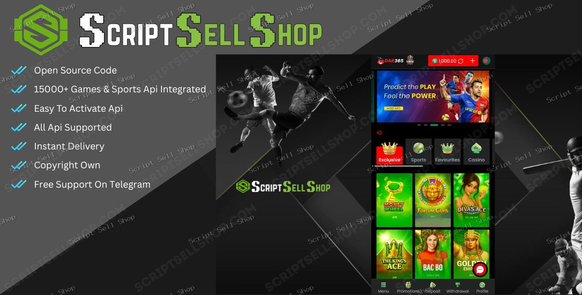 Baji Betting Site Script Source Code — Betting Site Script — Script Sell Shop