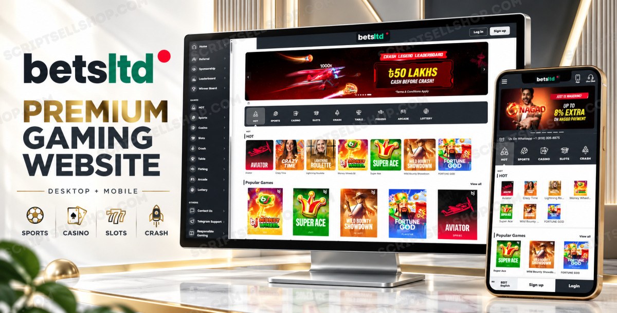 Gray Betting Site Script Source Code — Betting Site Script — Script Sell Shop Ltd